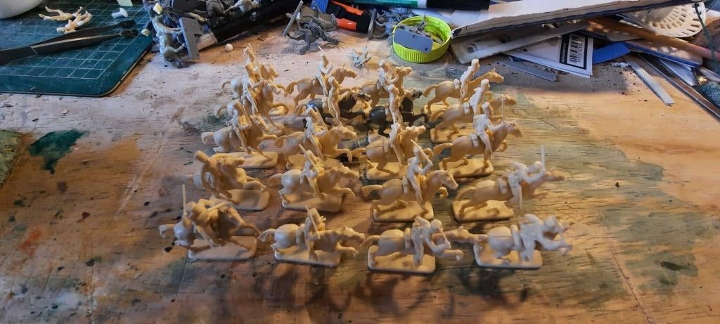 schotse dragonders "scots greys " 1/72 italeri esci, Enlèvement ou Envoi, Comme neuf, Historique, Figurine(s)