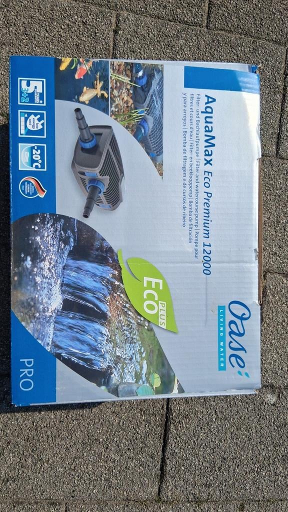 Filter-en beeklooppomp Aquamax Eco Premium 12000, Enlèvement ou Envoi, Utilisé, Pompe de bassin