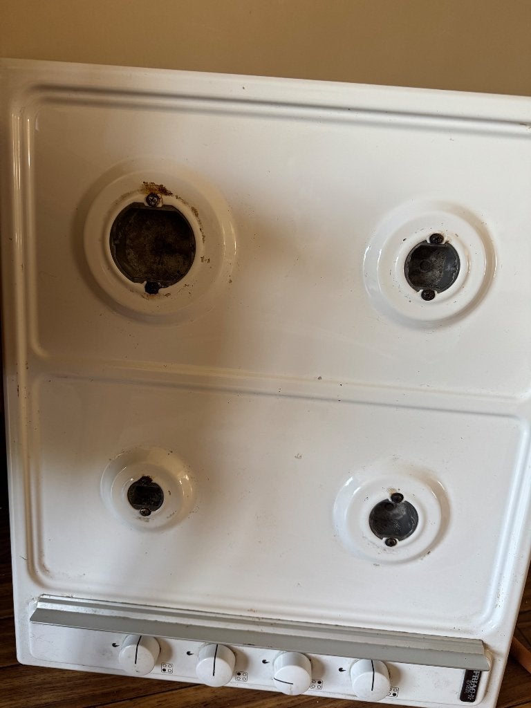 Gas kookplaat, Elektronische apparatuur, Fornuizen, Ophalen, Gebruikt, 4 kookzones, Inbouw