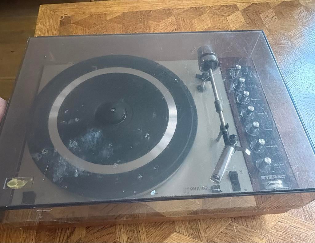 Vintage platenspeler Philips, Audio, Tv en Foto, Platenspelers, Ophalen, Gebruikt, Platenspeler, Philips