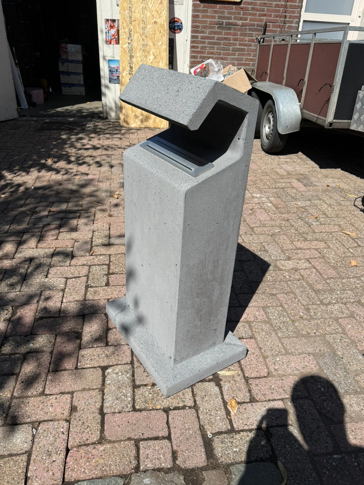 Prachtige volledig betonnen brievenbus – nieuw en ongebruikt, Ophalen