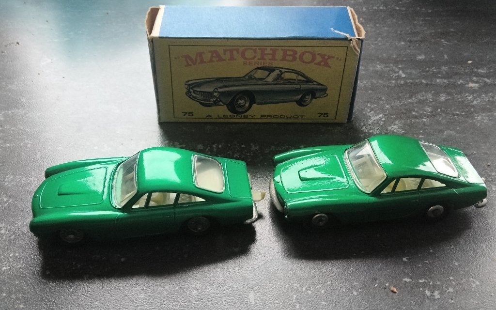 Matchbox lesneys Ferrari Berlinetta., Ophalen of Verzenden, Zo goed als nieuw, Auto, Matchbox