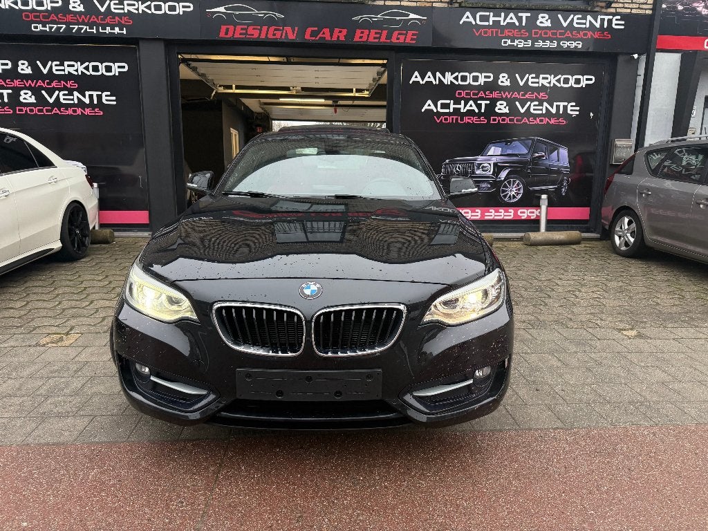 Bmw 220i Benzine Coupé 184Pk 45000km Sport Line Carplay Gps, Automaat, Euro 6, 2 Reeks, Zwart
