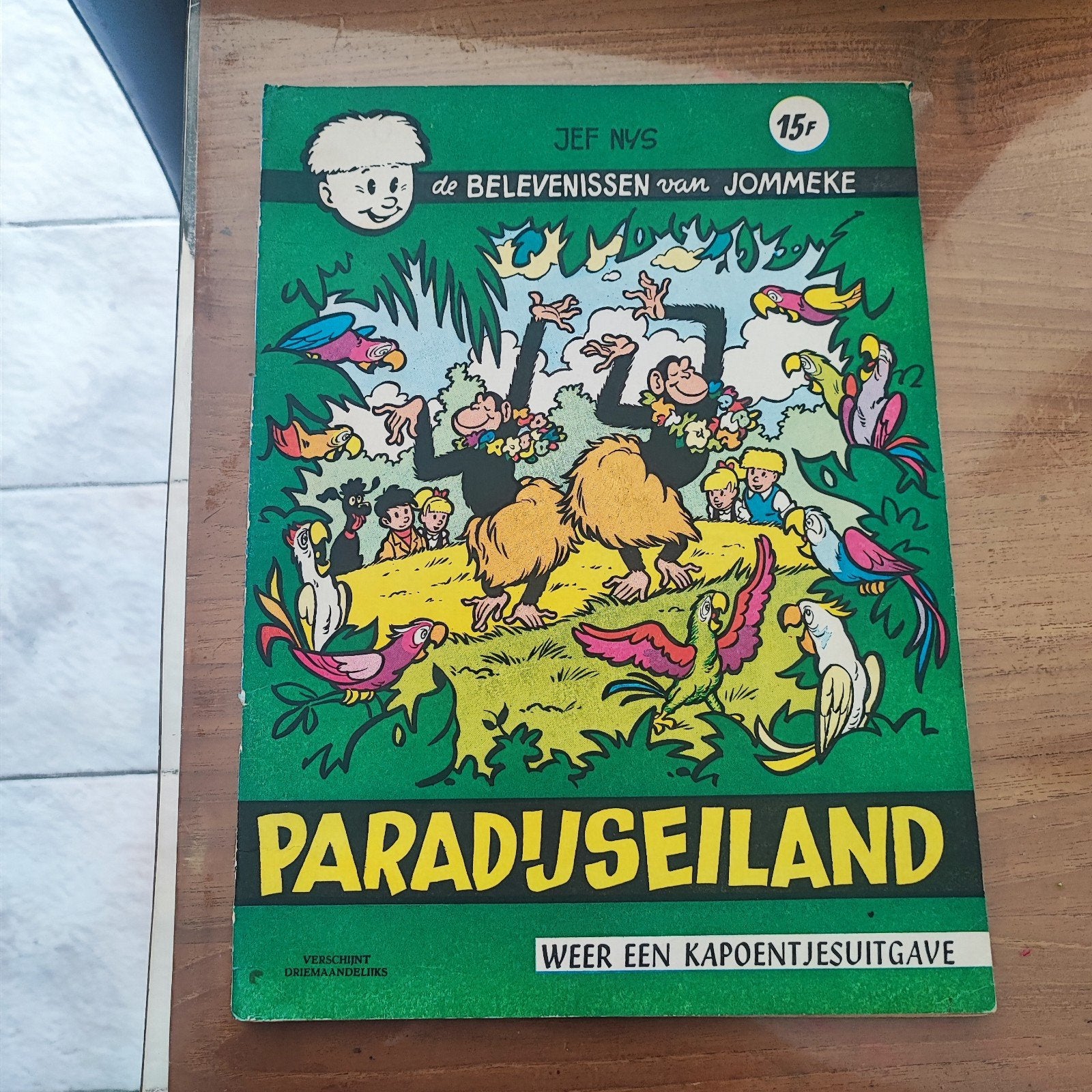 eerste druk paradijseiland jommeke, Ophalen of Verzenden