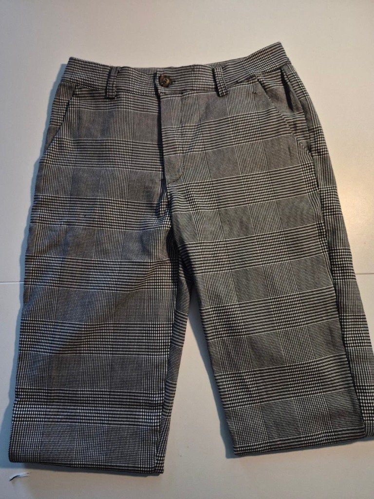Valenci Geruite Broek Heren Maat L Zwart Wit Made in Italy, Kleding | Heren, Maat 52/54 (L), Zwart, Ophalen of Verzenden, Valenci