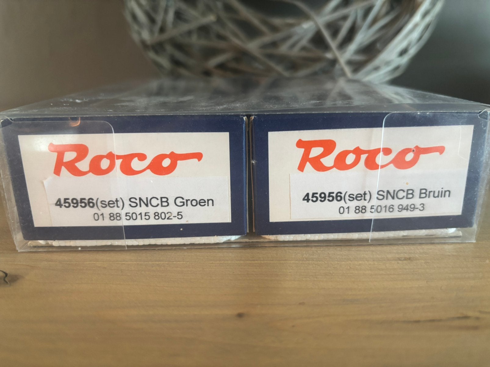 Roco 45956 - NMBS 2x bakwagens type E, Hobby en Vrije tijd, Treinset, Gelijkstroom, Ophalen of Verzenden, Zo goed als nieuw