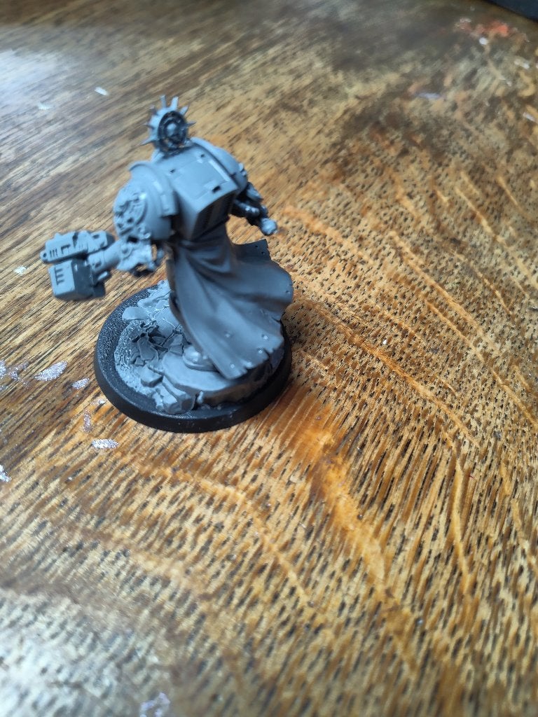 Warhammer 40K Space Marines Captain in Terminator Armour, Hobby en Vrije tijd, Figuurtje(s), Ophalen of Verzenden, Geverfd, Warhammer 40000