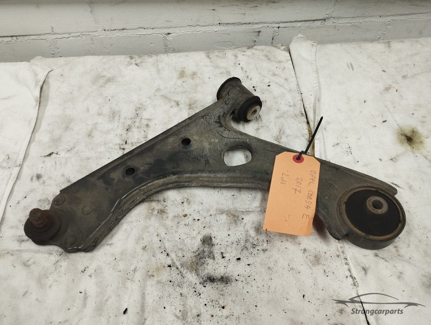 Draagarm Opel Corsa E links 13426552, Gebruikt, -, -, Opel