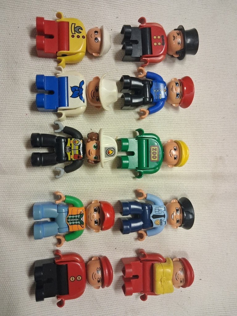 duplo mannetjes / dieren, Ophalen of Verzenden, Zo goed als nieuw, Minifiguur, Duplo
