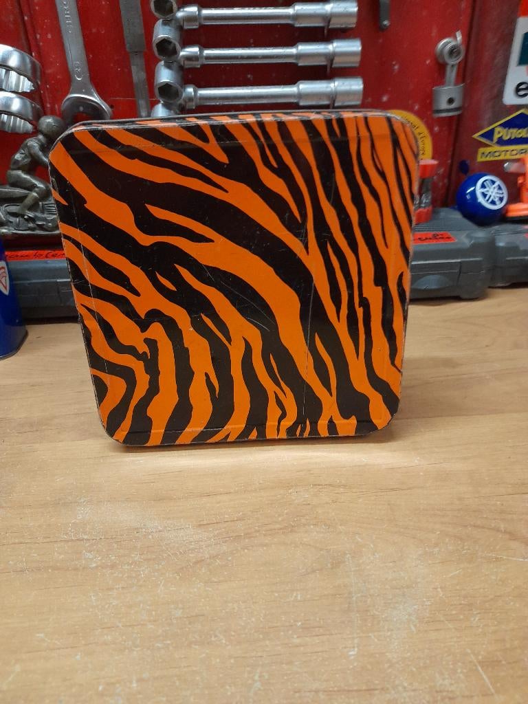 Oude lege doos Esso Tigre, Verzenden, Gebruikt, Overige, Overige merken