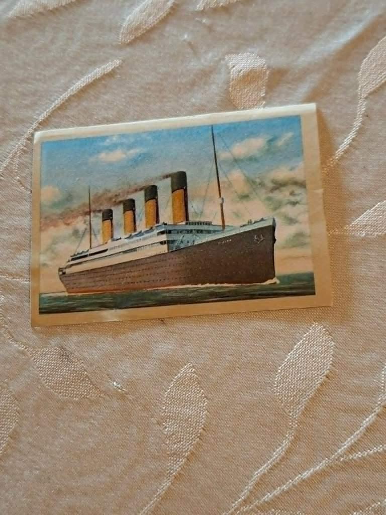 Prentje/Chromo : Paketschip 'Titanic'/Chocolade Jacques, Verzamelen, Foto's en Prenten, Gebruikt, Ophalen of Verzenden, Voor 1940