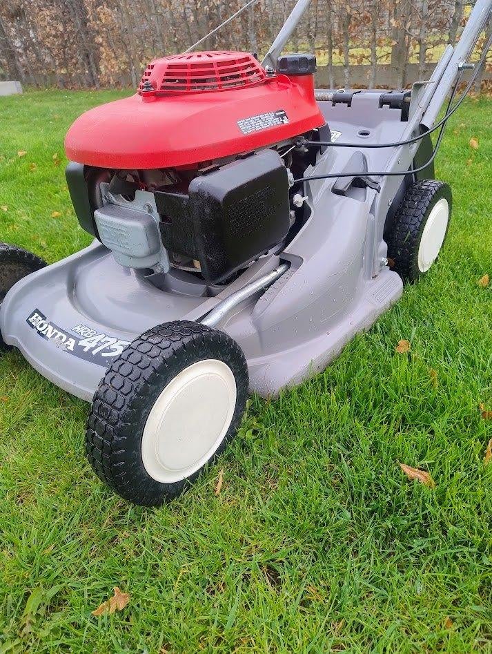 Grasmaaier Honda, Tuin en Terras, Grasmaaiers, Zo goed als nieuw, Benzine-grasmaaier, 40 t/m 49 cm, Ophalen