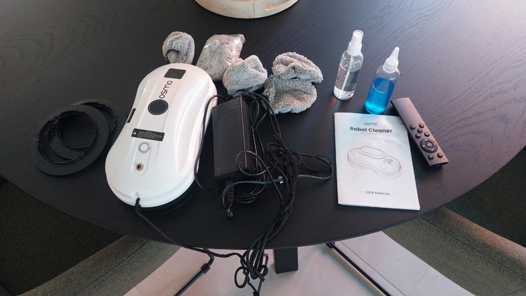 Raamrobot/ramenwasser/osmo roboclean, Ophalen