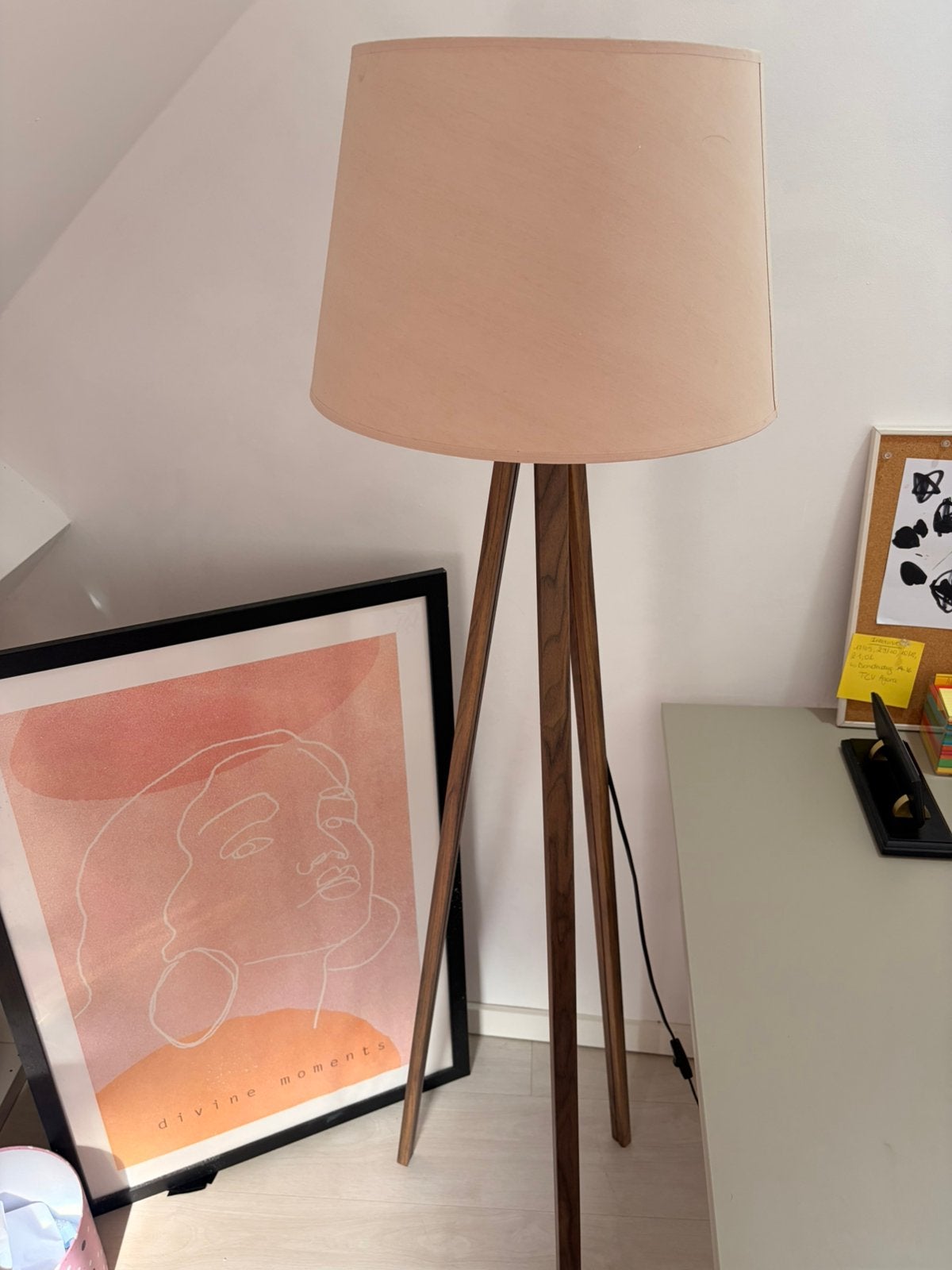 Vloerlamp staanlamp in goede staat, Ophalen, Zo goed als nieuw