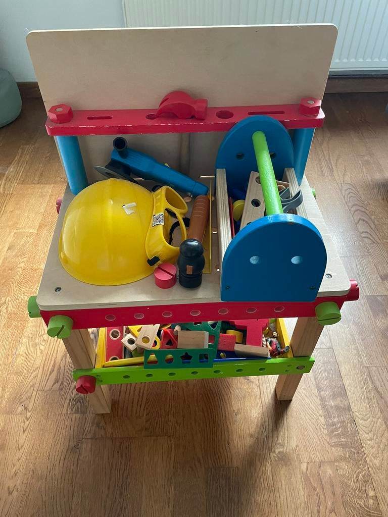 Houten werkbank, Kinderen en Baby's, Ophalen, Gebruikt