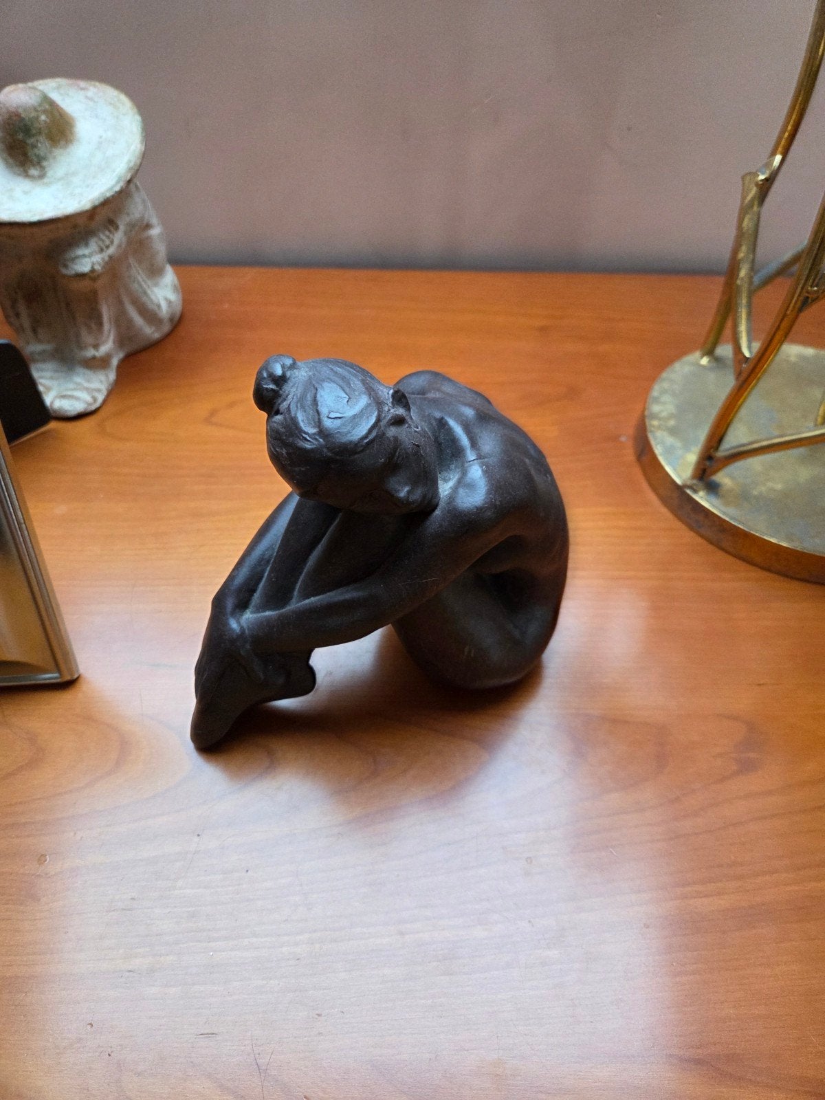 naakt vrouw  art Beatrice  pesson - Truelle, Antiek en Kunst, Ophalen of Verzenden, Brons