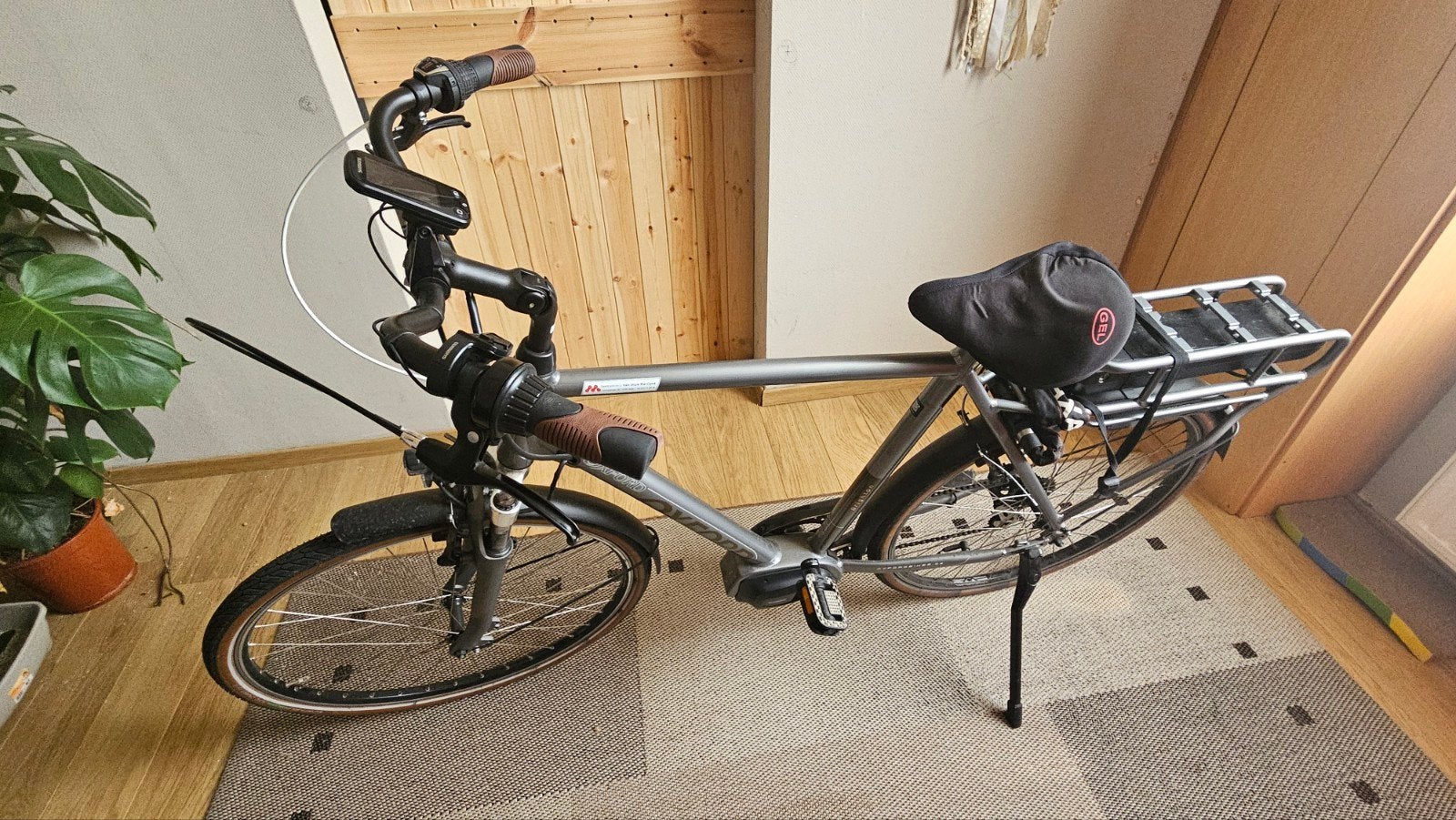 Elektrische herenfiets Oxford Brighton e-bike, Zo goed als nieuw, 59 cm of meer, 50 km per accu of meer, Ophalen
