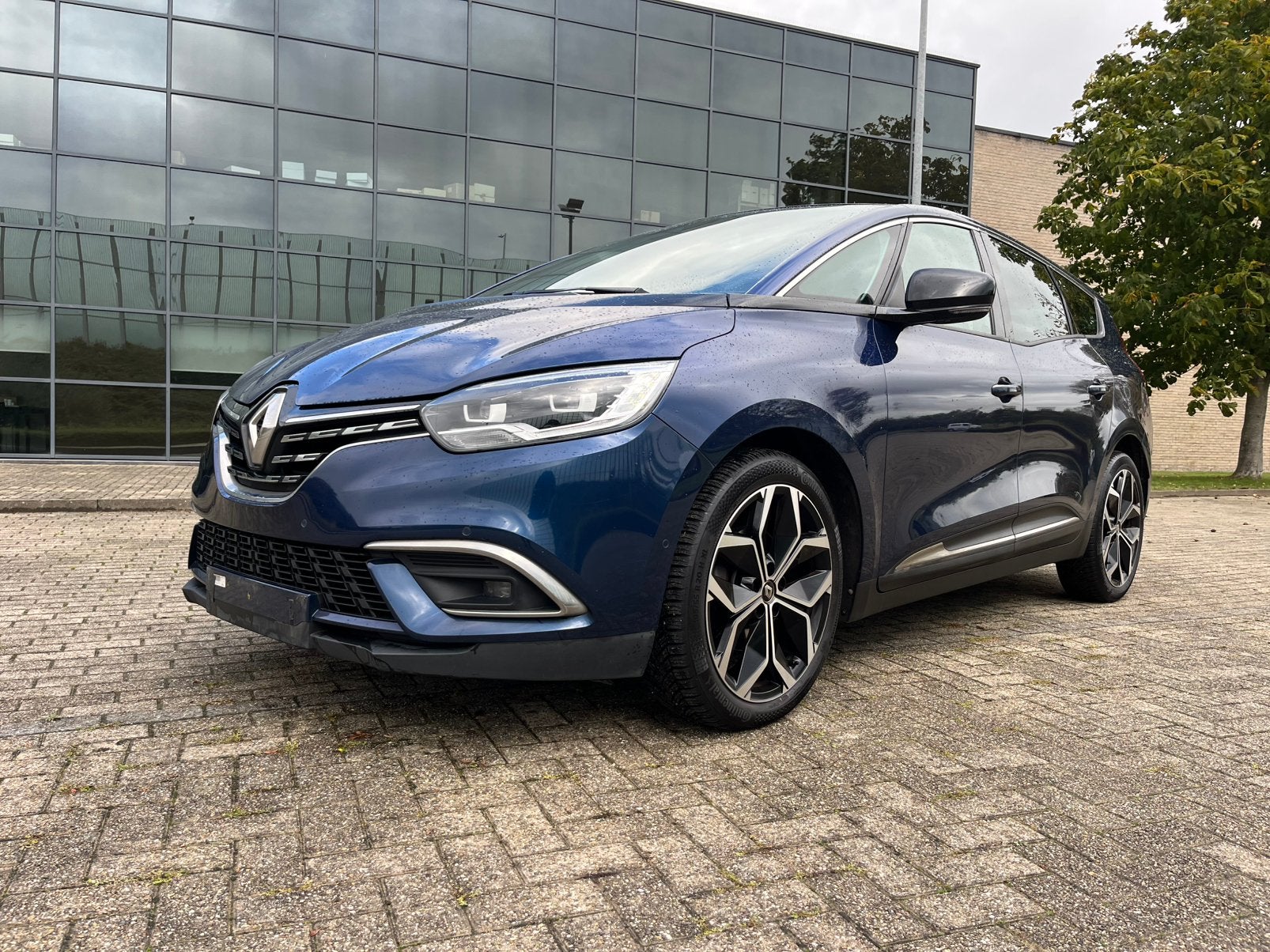 Renault Grand Scenic 1.3Tce 2021/107000 km, Auto's, Blauw, Leder en Stof, Bedrijf, Handgeschakeld