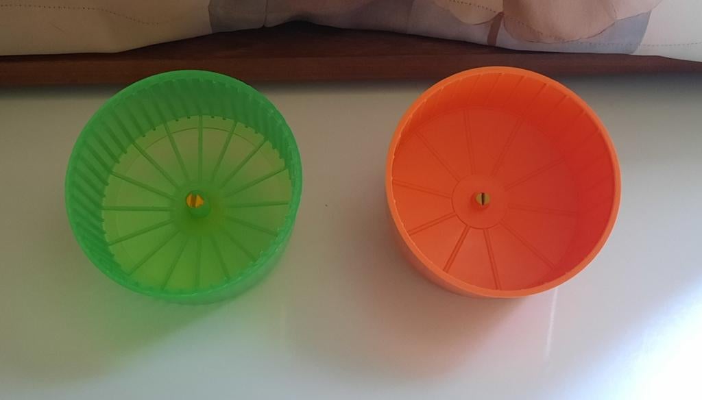 Knaagdier/dwerghamster loopwielen, Ophalen of Verzenden, Zo goed als nieuw