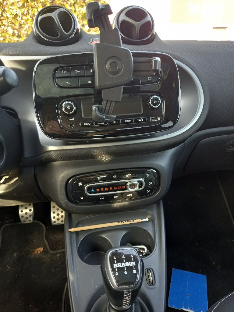 SMART forfour BRABUS passion TURBO, Auto's, 4 zetels, Zwart, 5 deurs, Particulier