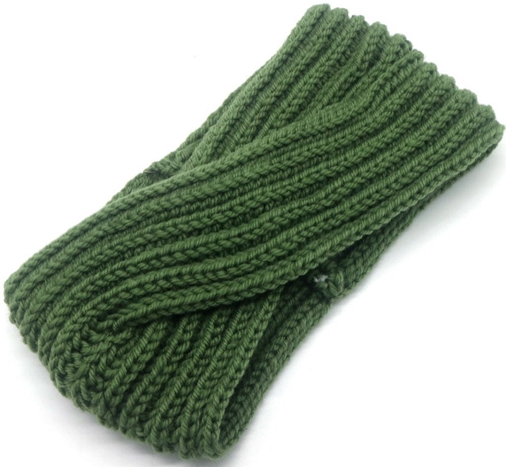 Haarband oor warm band groen one size, Ophalen of Verzenden, Nieuw, Muts