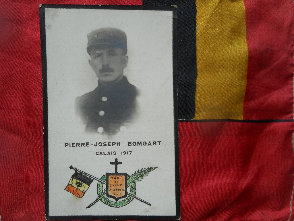 souvenir soldat Armée Belge Cavalerie Lanciers Calais 1917, Collections, Objets militaires | Général, Envoi
