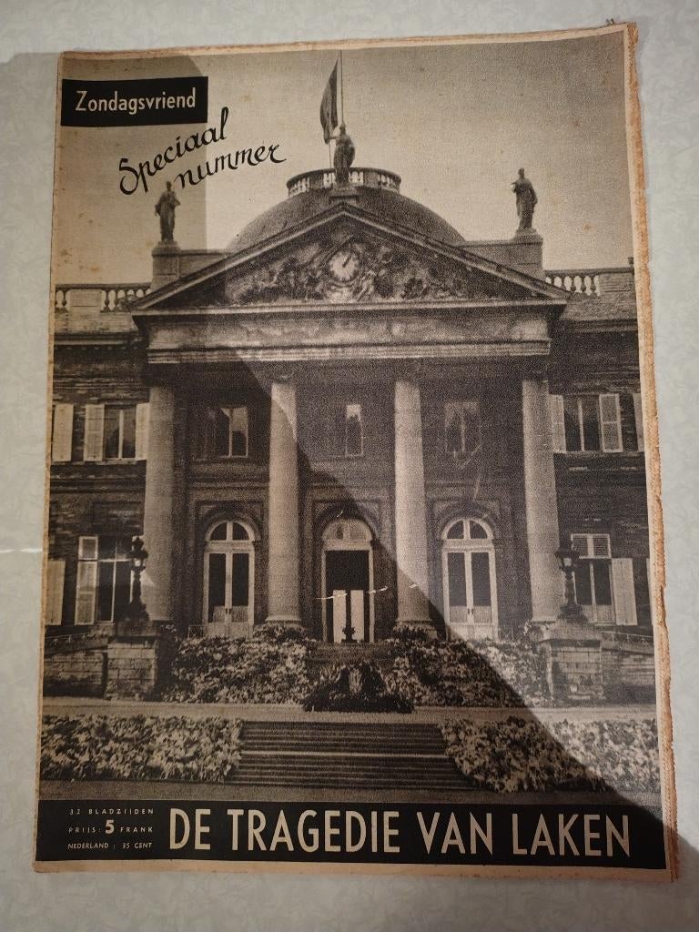Zondagsvriend juli 1951 troonsafstand Leopold 3, Ophalen, 1940 tot 1960, Tijdschrift