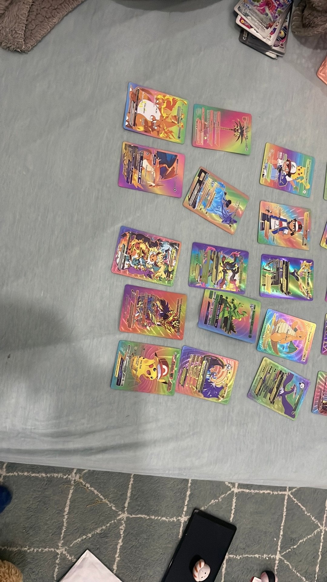 Snel weg pokemon  regenboug 55 stuken, Enlèvement, Comme neuf