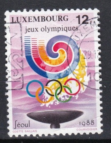 Luxembourg 1988 - N 1209, Timbres & Monnaies, Envoi, Luxembourg, Affranchi