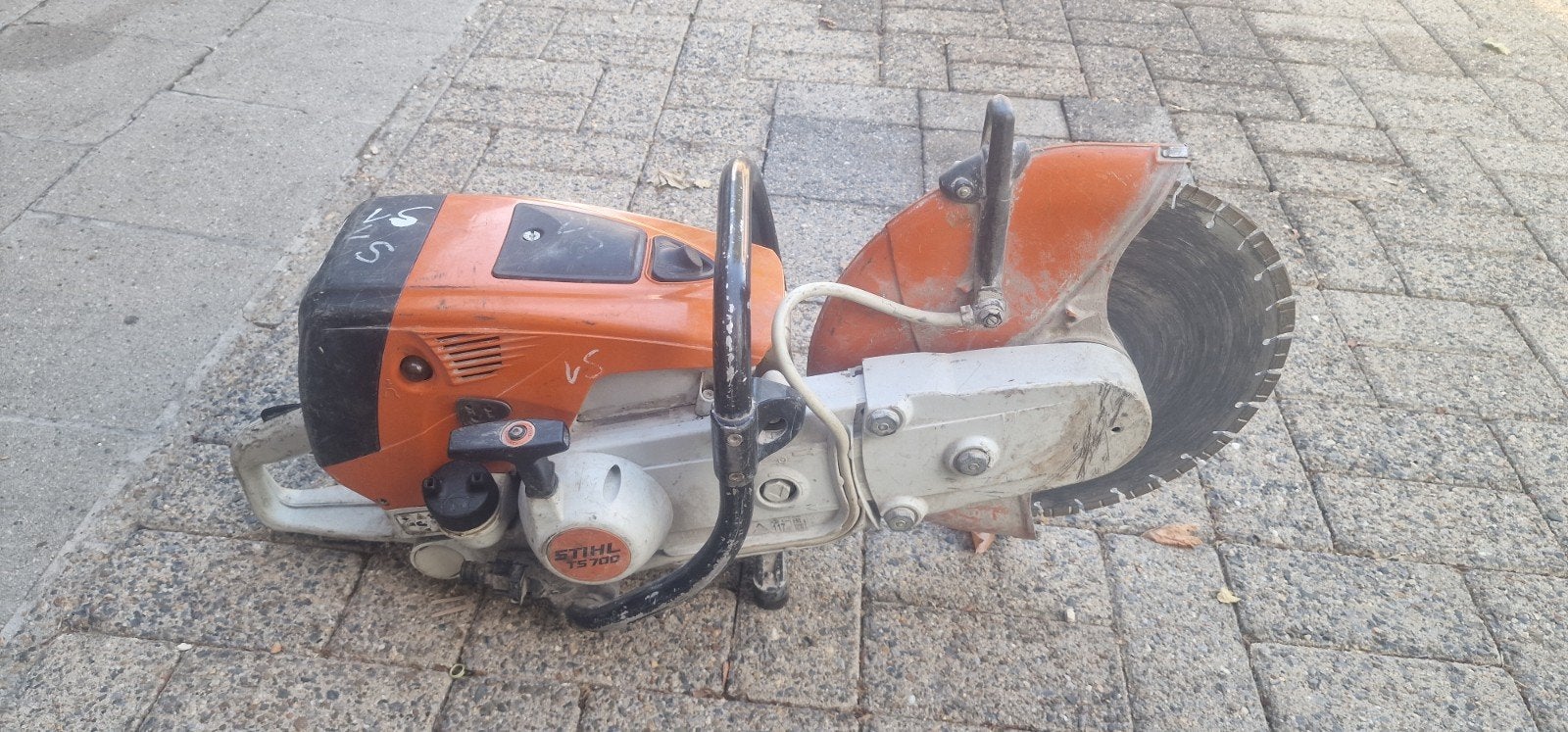 Doorslijper Stihl TS 700, Ophalen