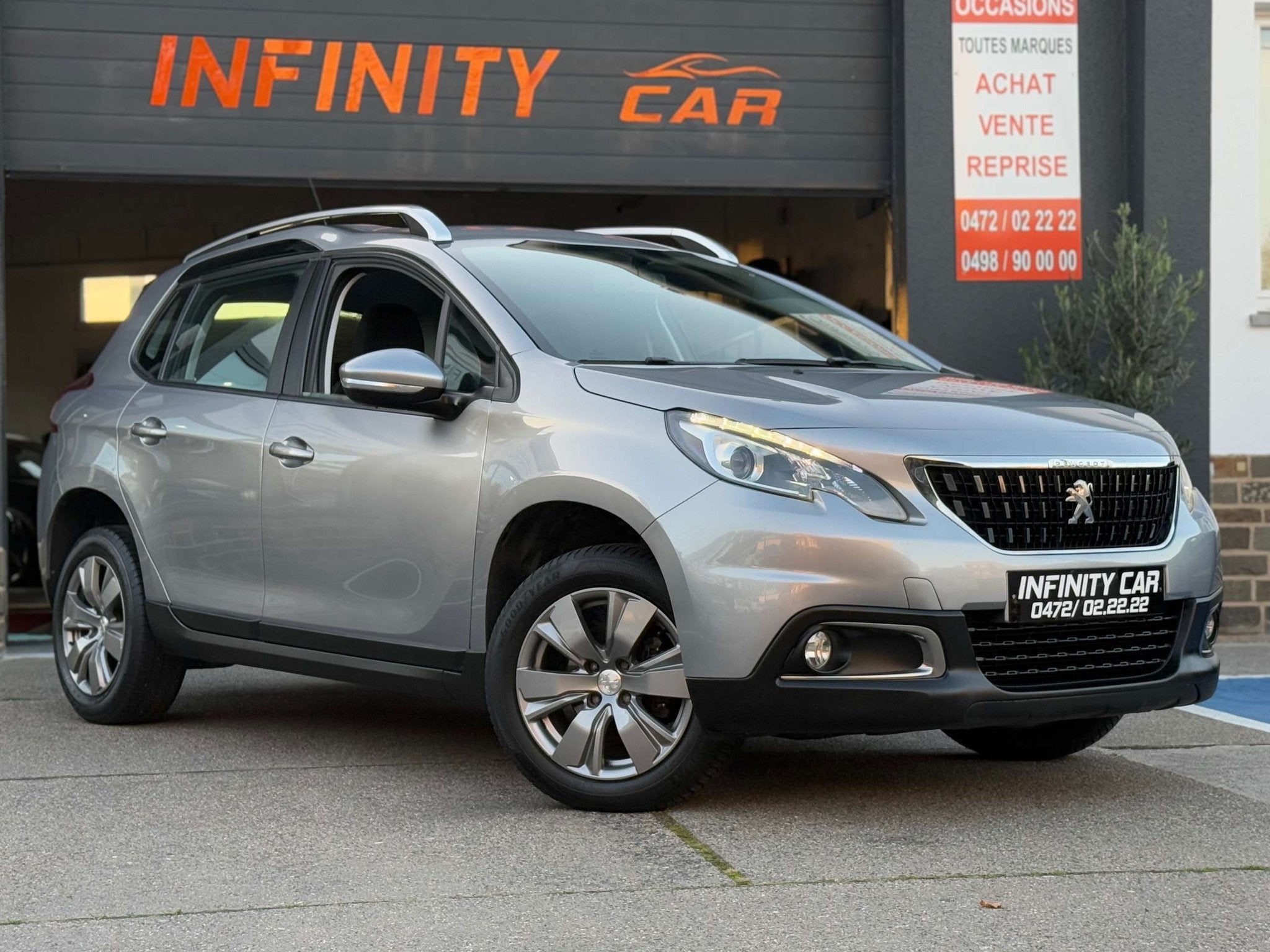 Peugeot 2008 2008 1.6 BlueHDi Allure, Autos, Argent ou Gris, Achat, Euro 6, Entreprise
