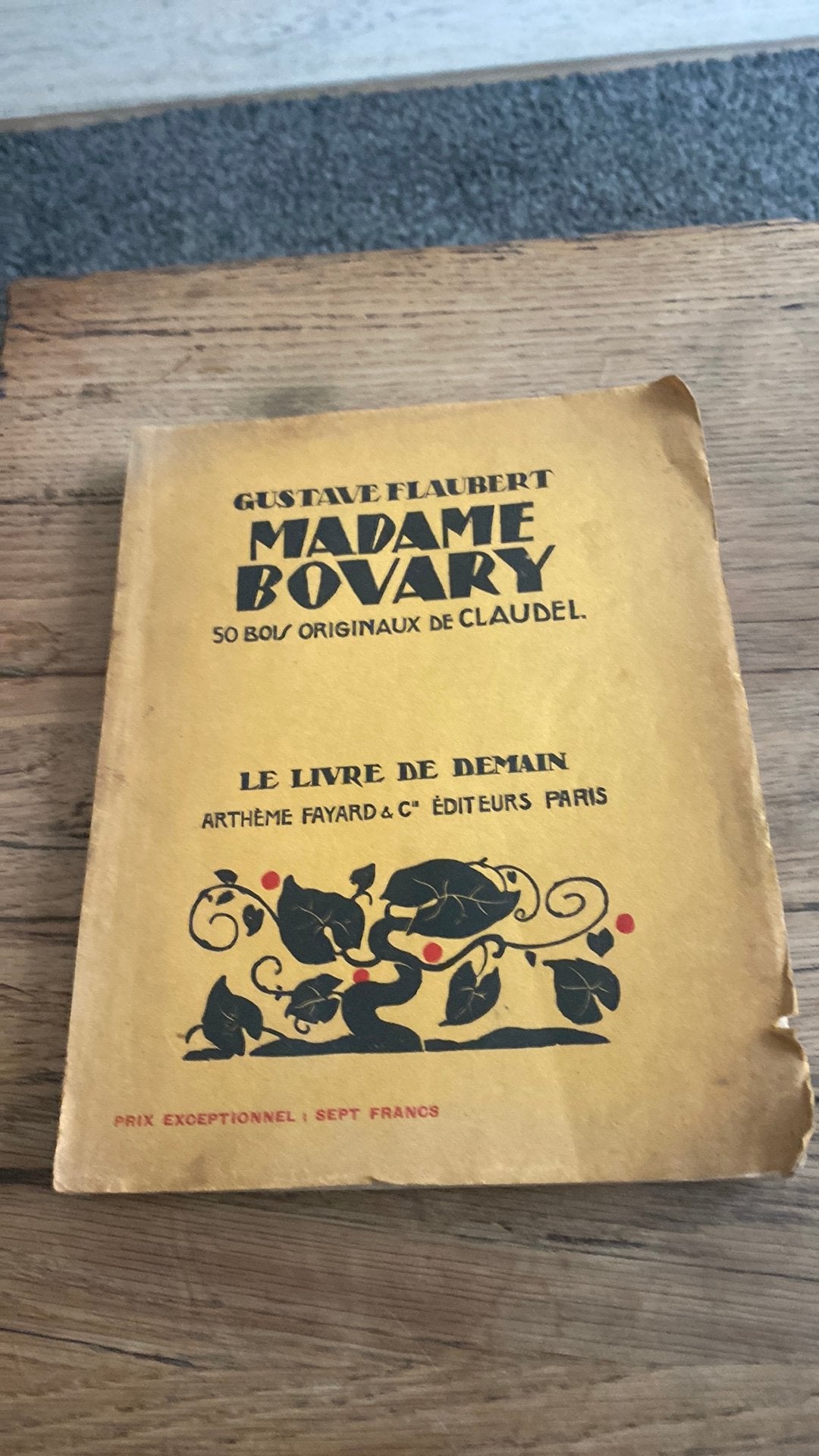 Gustave Flaubert, Madame Bovary, Enlèvement
