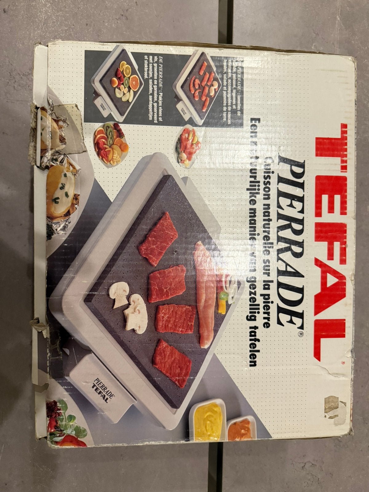 Tefal Steengril, Ophalen of Verzenden, Zo goed als nieuw