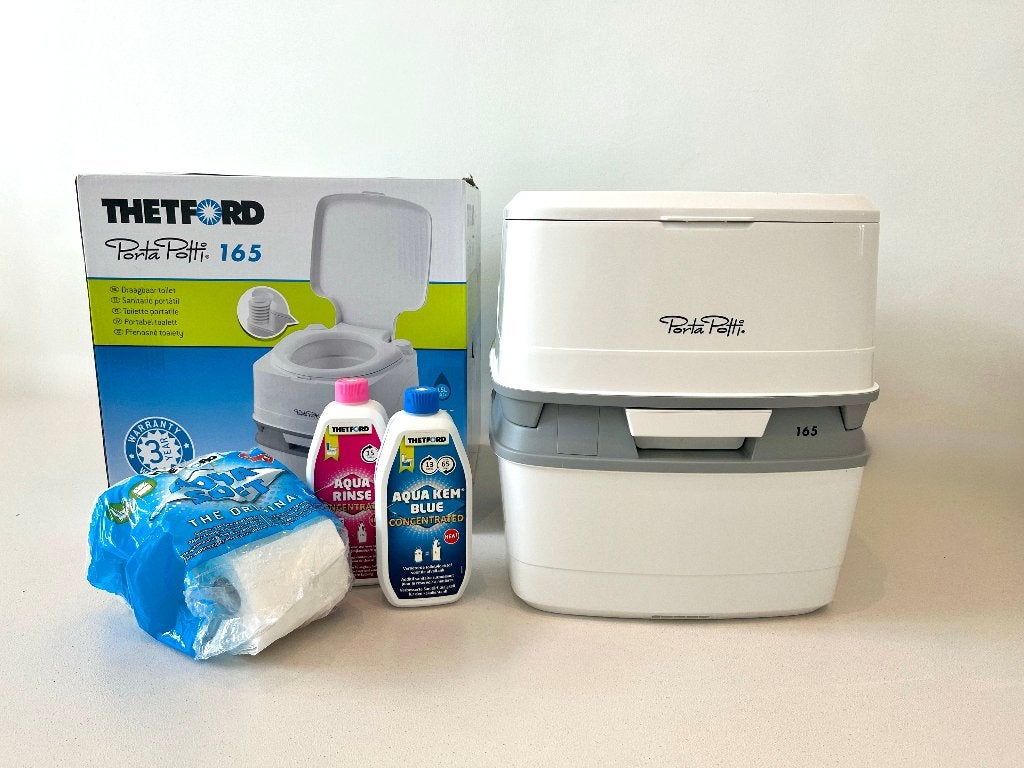 Thetford Porta Potti 365 draagbaar toilet, Caravans en Kamperen, Kampeeraccessoires, Zo goed als nieuw, Ophalen