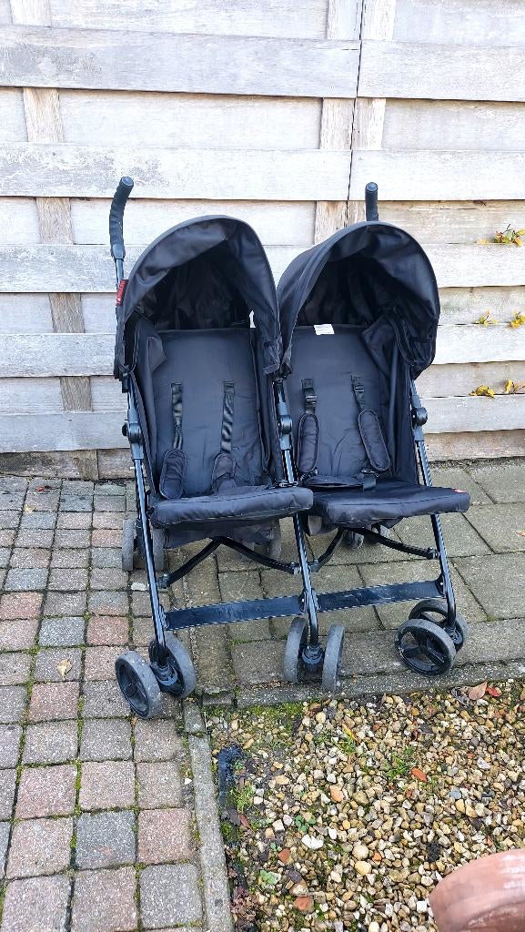 Dubbele buggy topmark, Kinderen en Baby's, Buggy's, Ophalen, Gebruikt, Overige merken, Duomodel