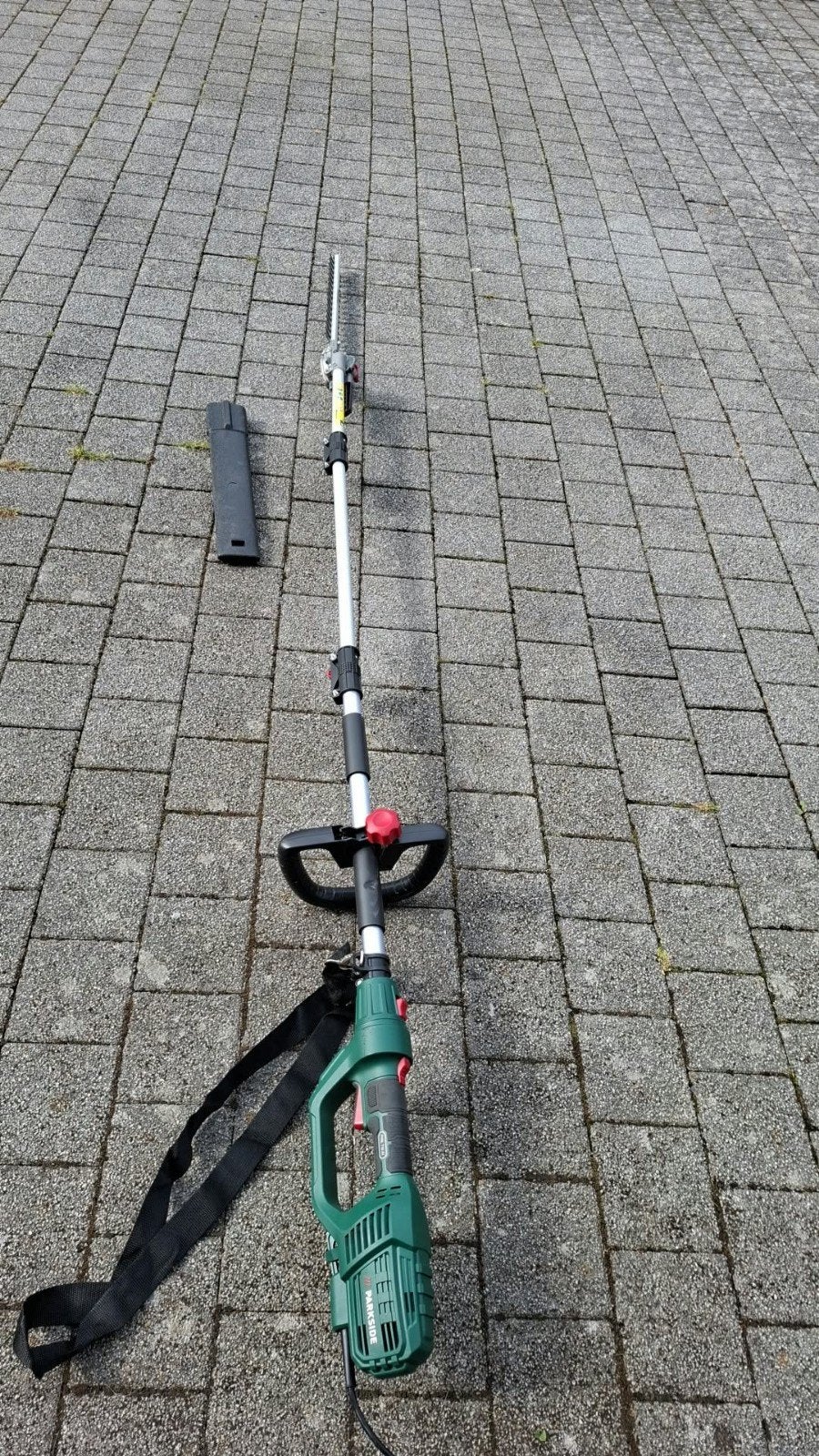 Taille haies électrique sur perche quasiment neuf, Enlèvement, Électrique
