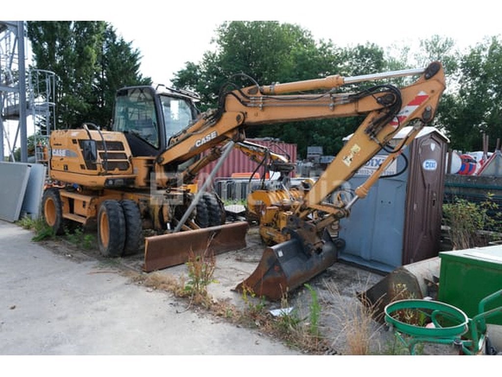 Pelle sur pneus Case WX95, Articles professionnels, Machines & Construction | Grues & Excavatrices, Grue