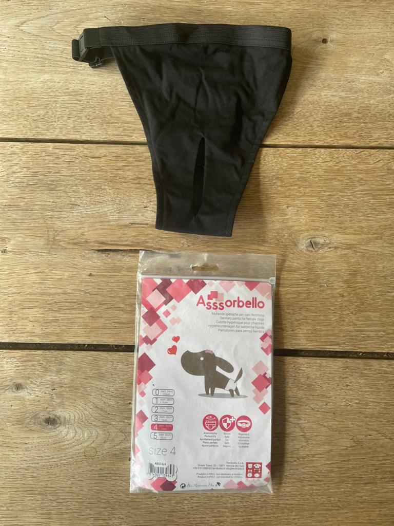 Assorbello hygiënebroekje voor loopse hond – maat 4, Dieren en Toebehoren, Ophalen of Verzenden