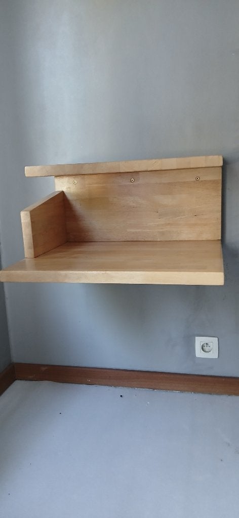 2 tables de nuit en pin massif, Maison & Meubles, Beige, Autres matériaux, Comme neuf, Enlèvement