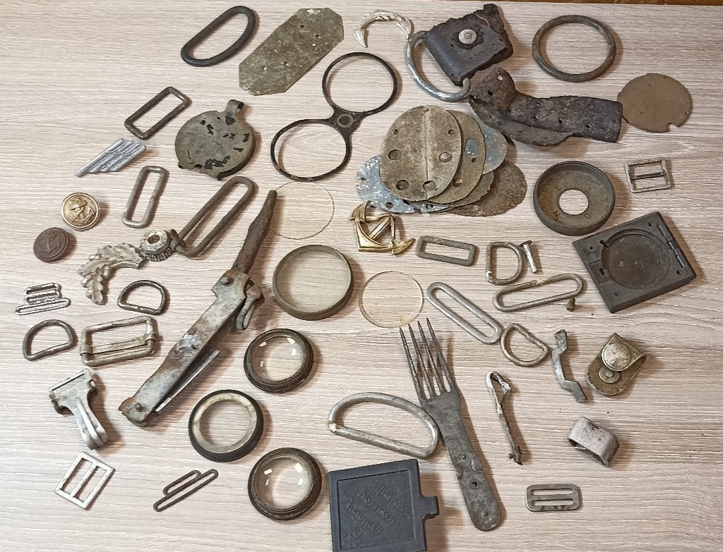 Lot de reliques de fouille militaria Allemand ww2, Envoi, Armée de terre, Autres types