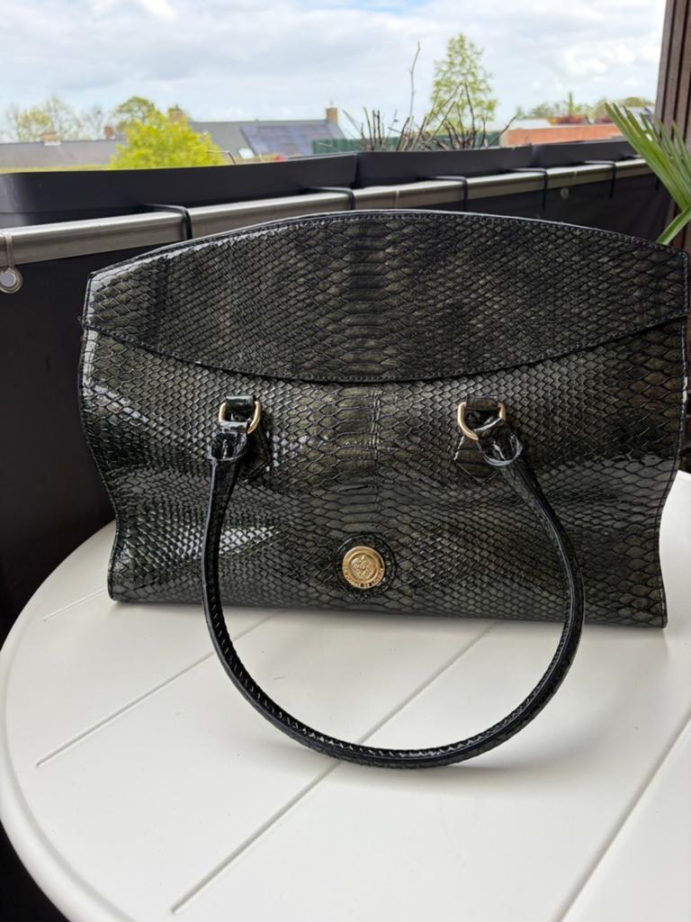 Echt lederen tas, Handtassen en Accessoires, Tassen | Damestassen, Ophalen of Verzenden, Zo goed als nieuw
