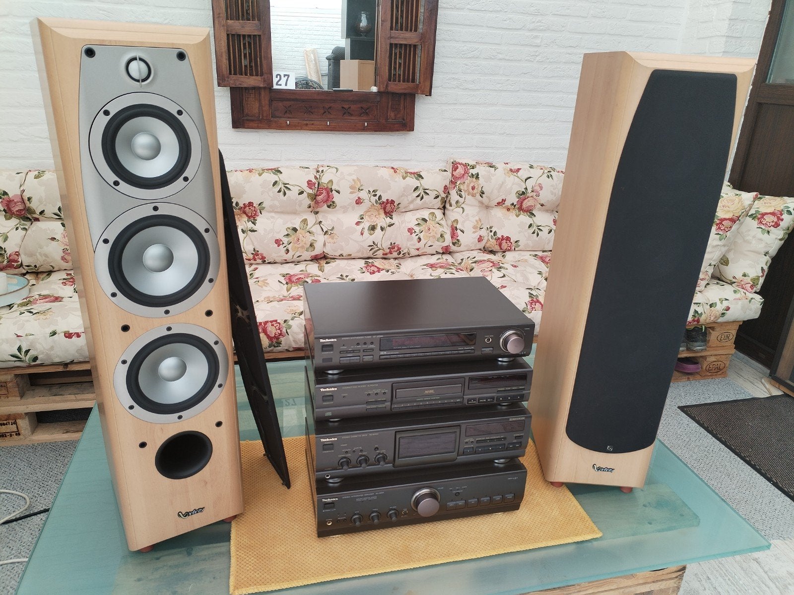 technics stereo set, TV, Hi-fi & Vidéo, Chaîne Hi-fi, Enlèvement