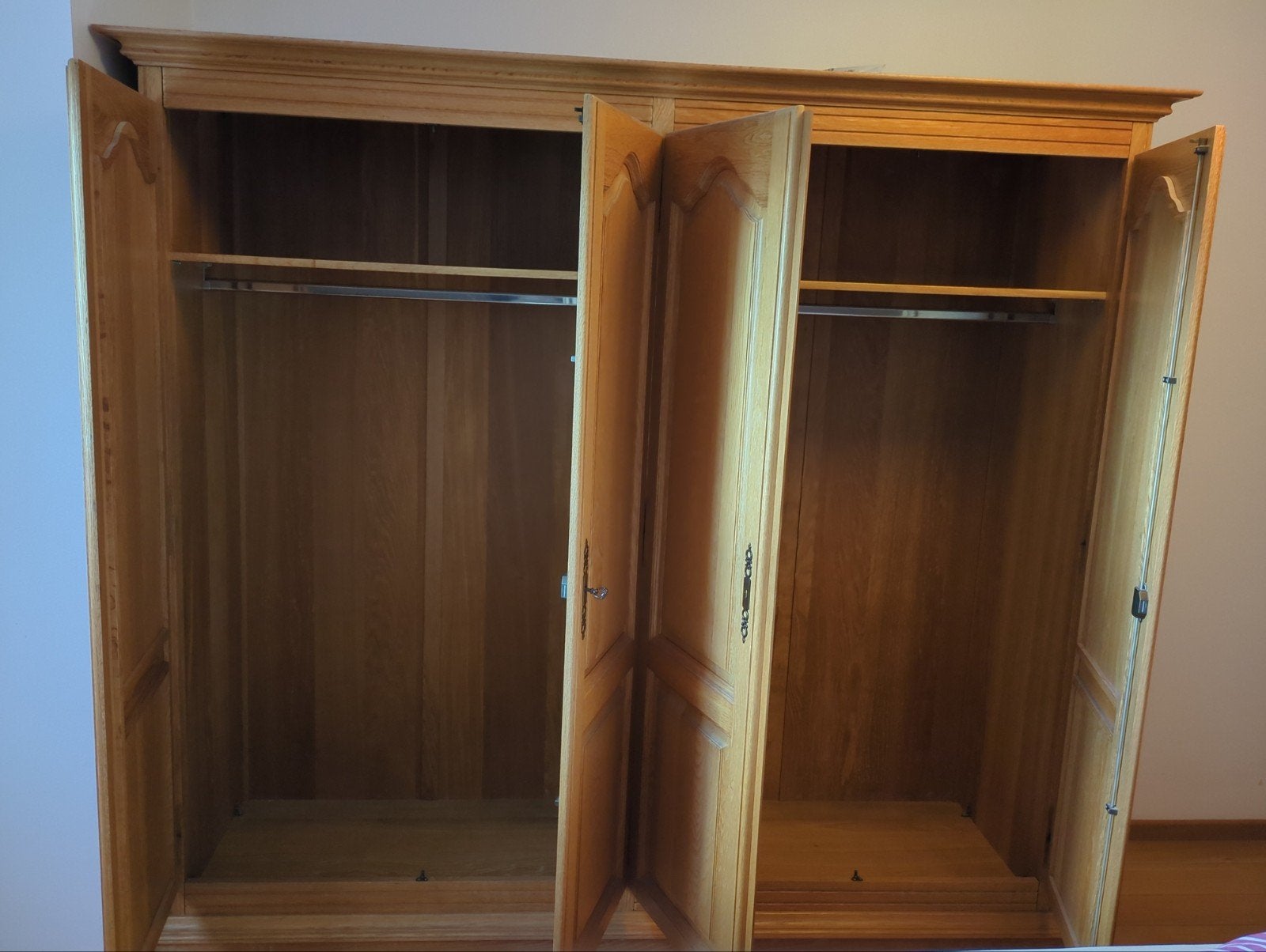 dressing - penderie - Garderobe - armoire en chêne, 200 cm ou plus, Enlèvement, Utilisé, Classique