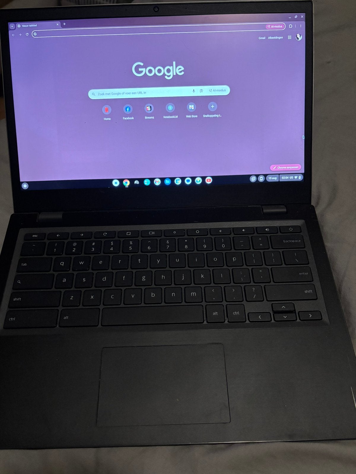 Lenovo chromebook met touchscreen, Ophalen, Gebruikt, 4 GB, 14 inch