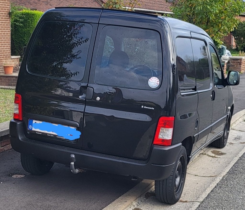 PEUGEOT PARTNER 1.6HDI/AIRCO/2008/KLAAR OM IN TE SCHRIJVEN!, 1600 cc, Zwart, Particulier, 2 zetels