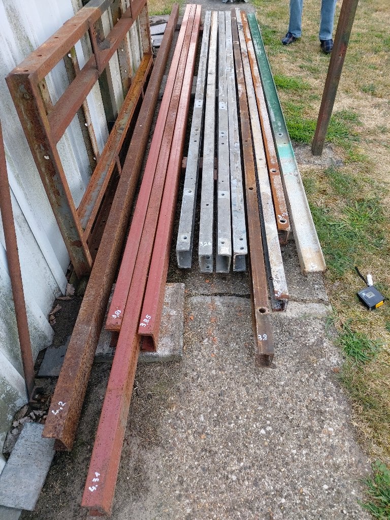 ijzeren profielen, Doe-het-zelf en Bouw, Metalen, Ophalen, Gebruikt, IJzer