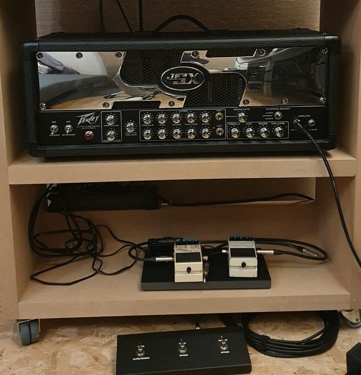 Peavey JSX Joe Satriani 120W Tube Head + footswitch

Te koop, Muziek en Instrumenten, Versterkers | Bas en Gitaar, Ophalen of Verzenden