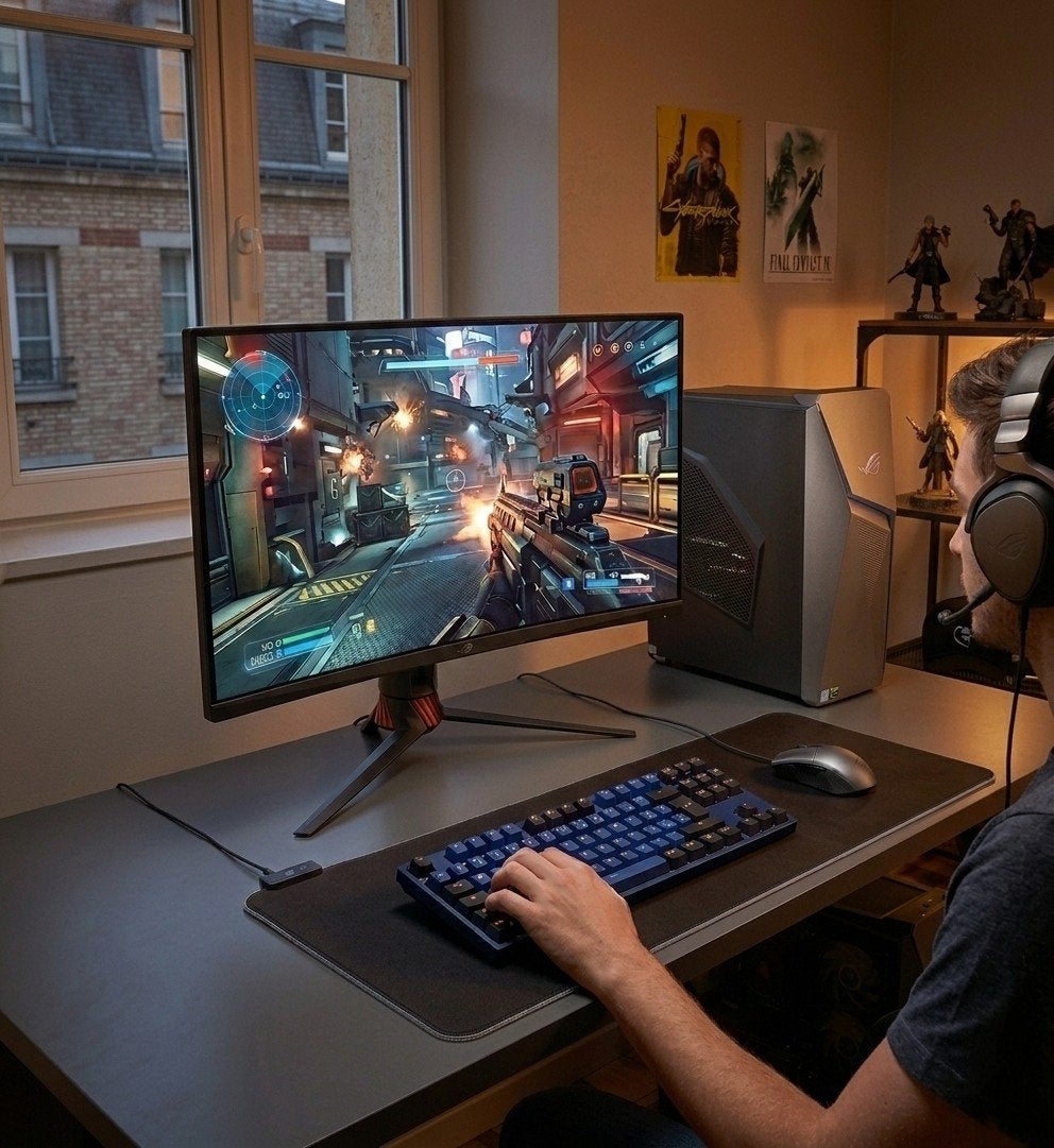 Asus ROG gaming-pc — RTX 3060/32 GB RAM/i5, Ophalen, LED