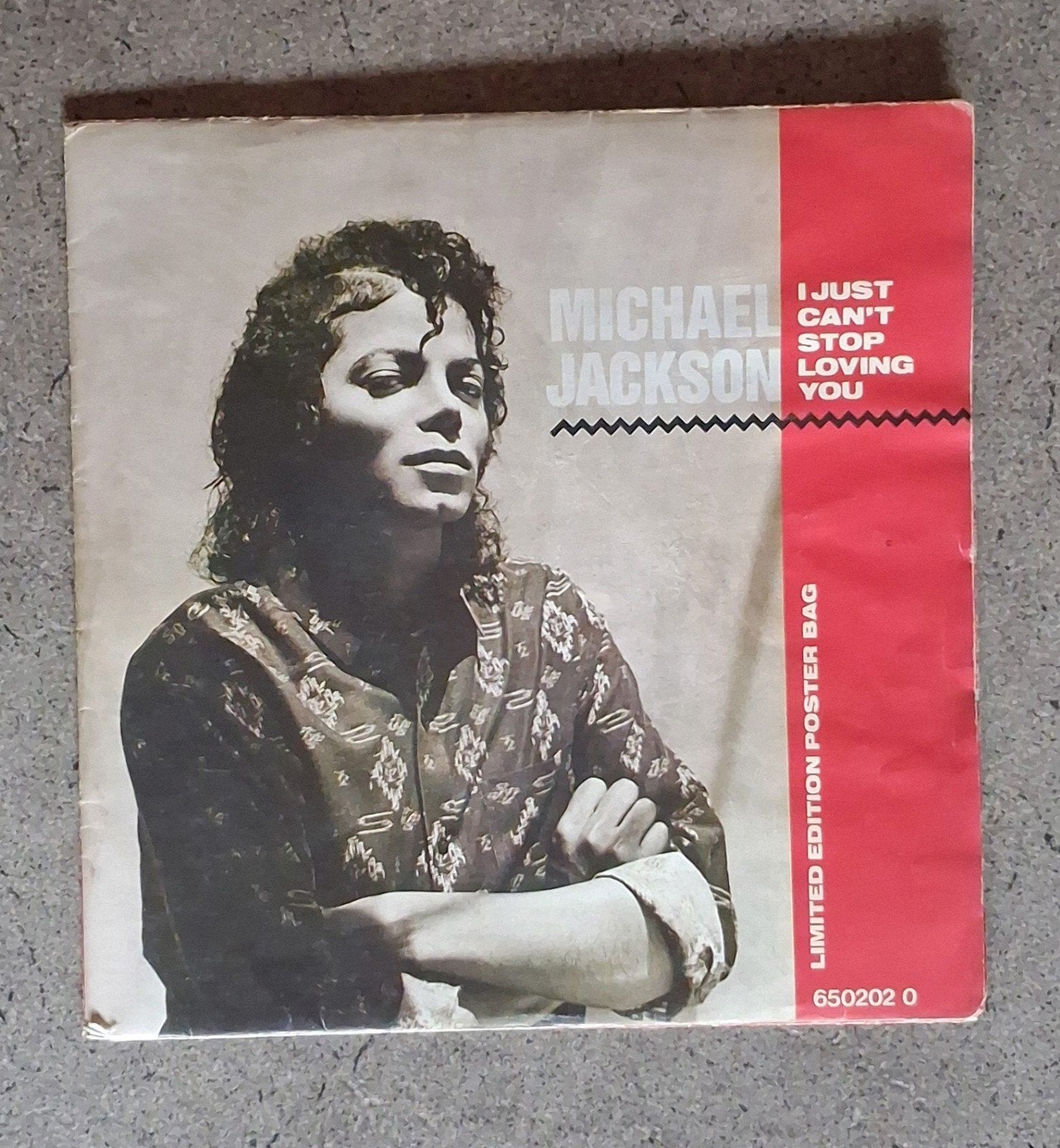 Michael Jackson: I Just Can't Stop Loving You (7"), Avec poster, Enlèvement ou Envoi