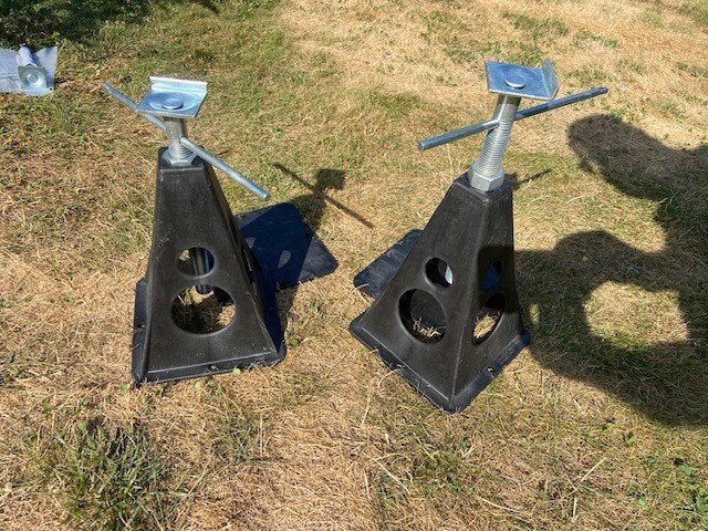 supports de stabilité pour camping-cars en plastique noir, Enlèvement, Comme neuf